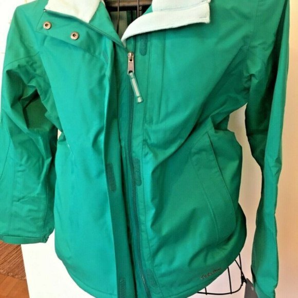 Cabela's Womens Detachable Hood Jacket Dry Plus Catalina Emerald Teal ME… - Picture 4 of 7